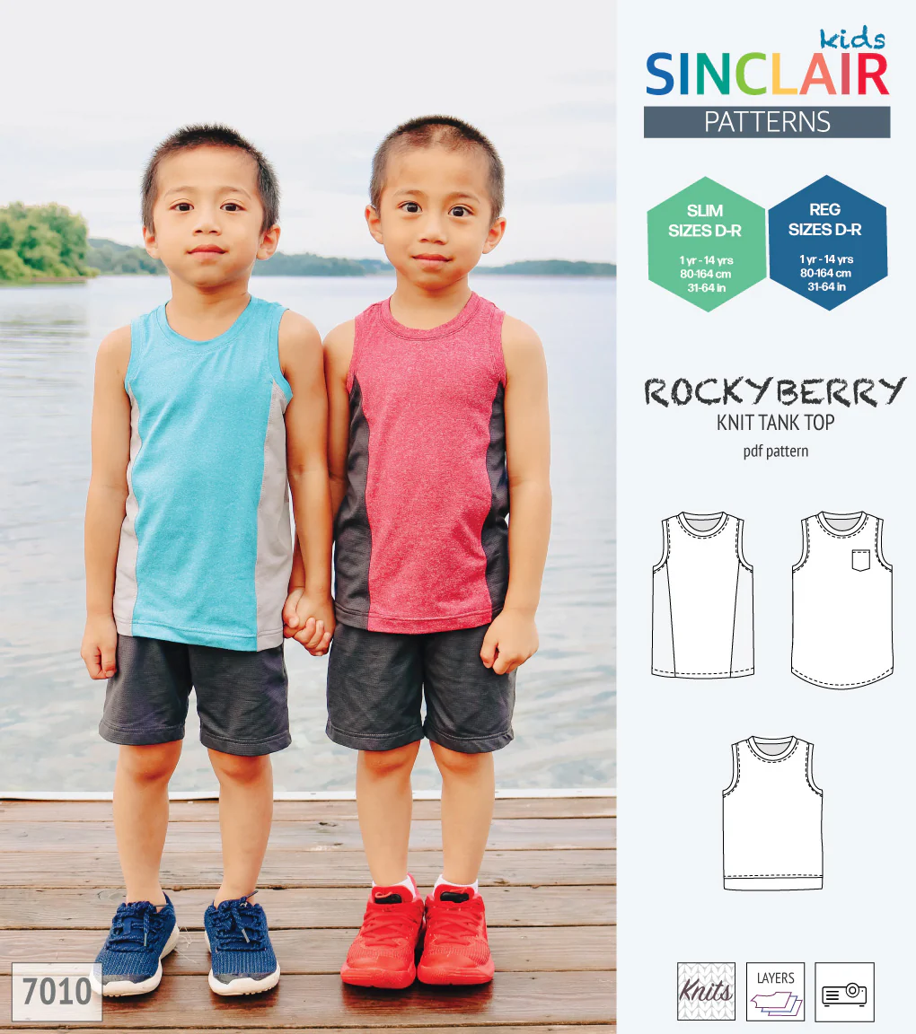 Rockyberry knit tank top for children (PDF) - Image 4