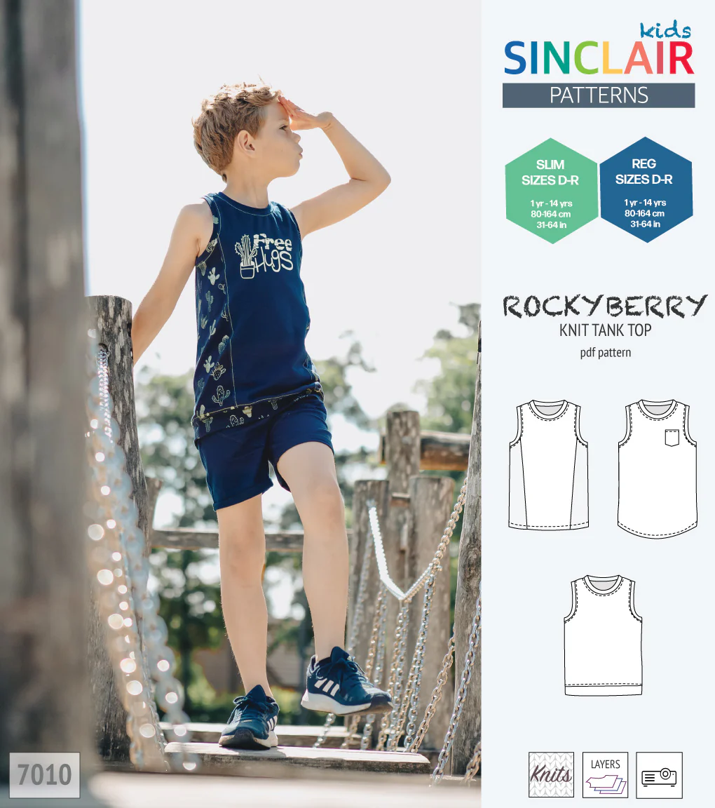 Rockyberry knit tank top for children (PDF) - Image 41