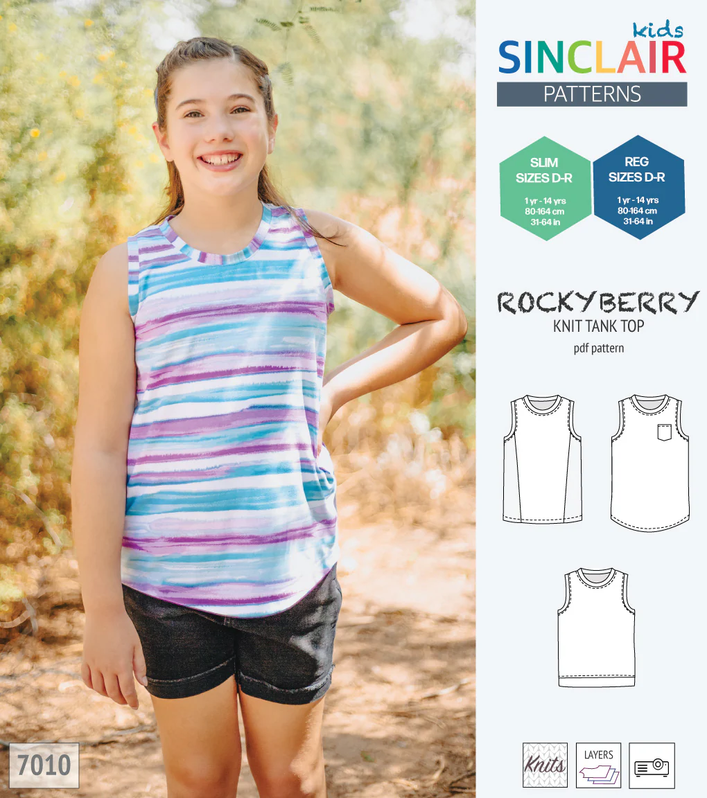 Rockyberry knit tank top for children (PDF) - Image 46