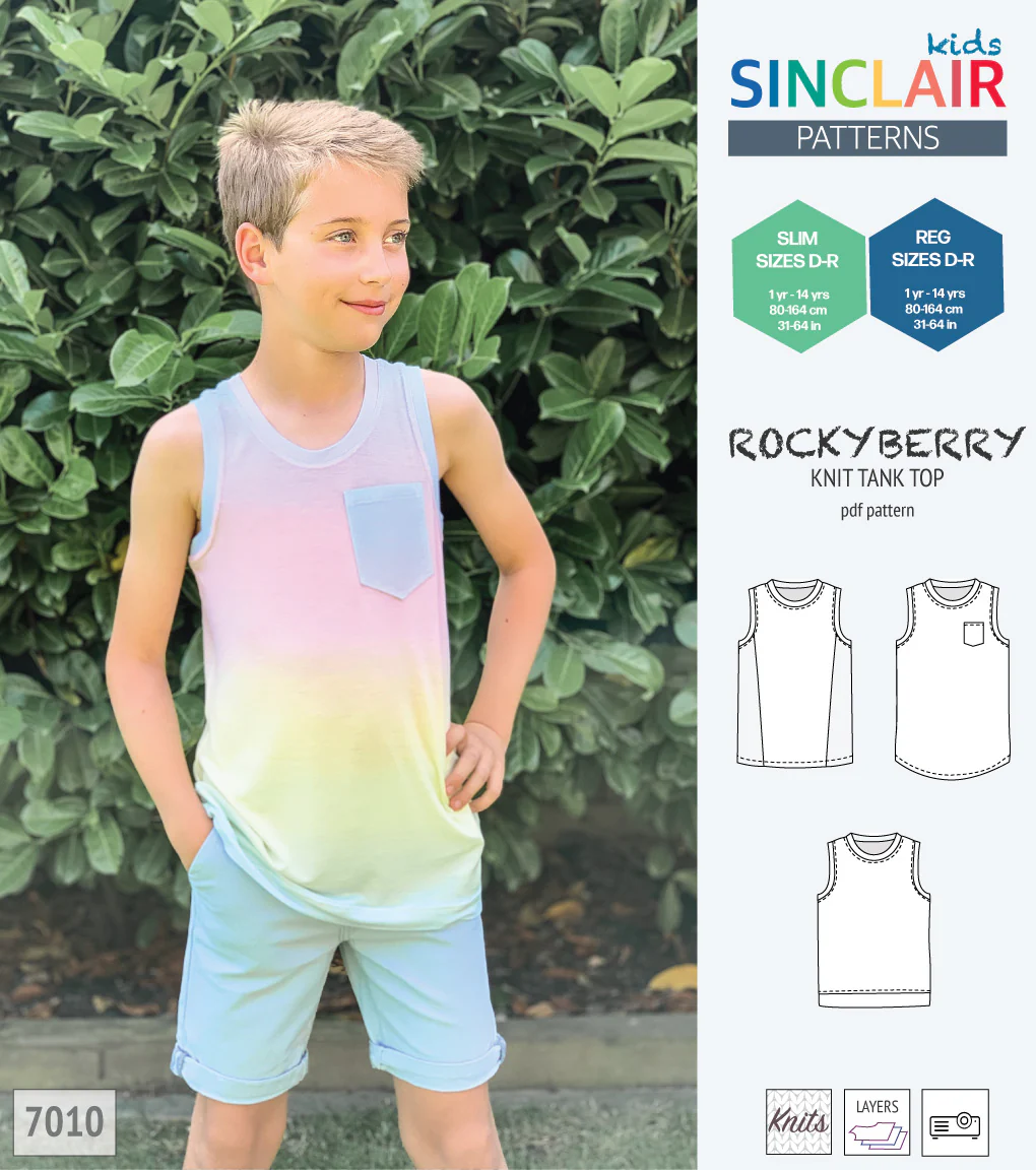 Rockyberry knit tank top for children (PDF) - Image 47