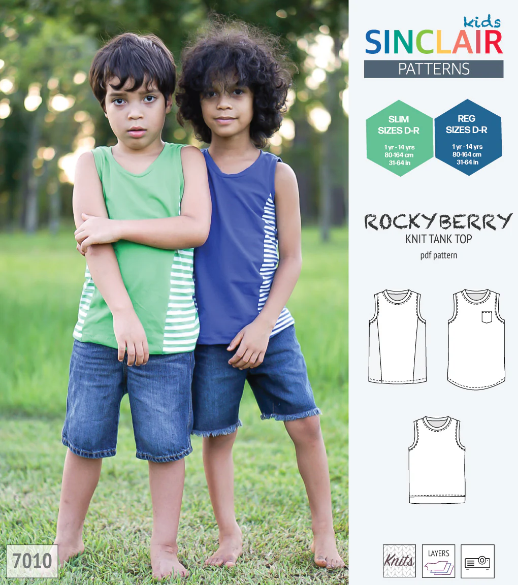 Rockyberry knit tank top for children (PDF) - Image 5