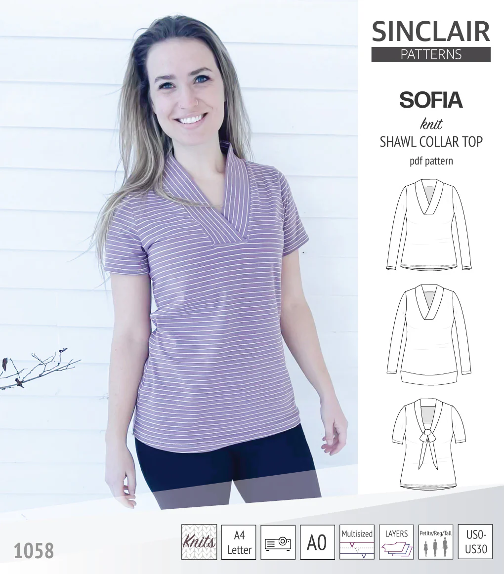 Sofia shawl collar classic sweater (PDF) - Image 13