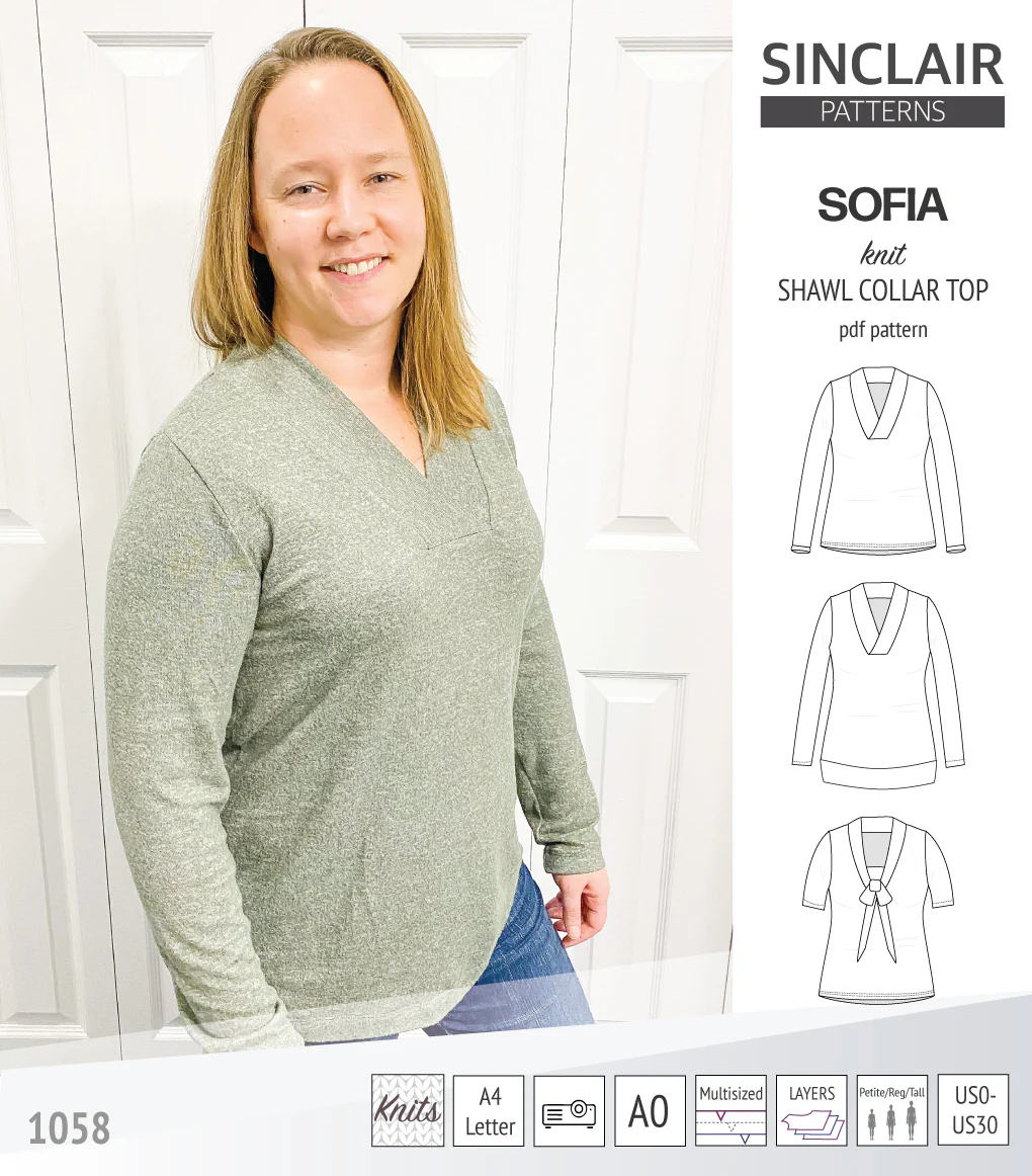 Sofia shawl collar classic sweater (PDF) - Image 18
