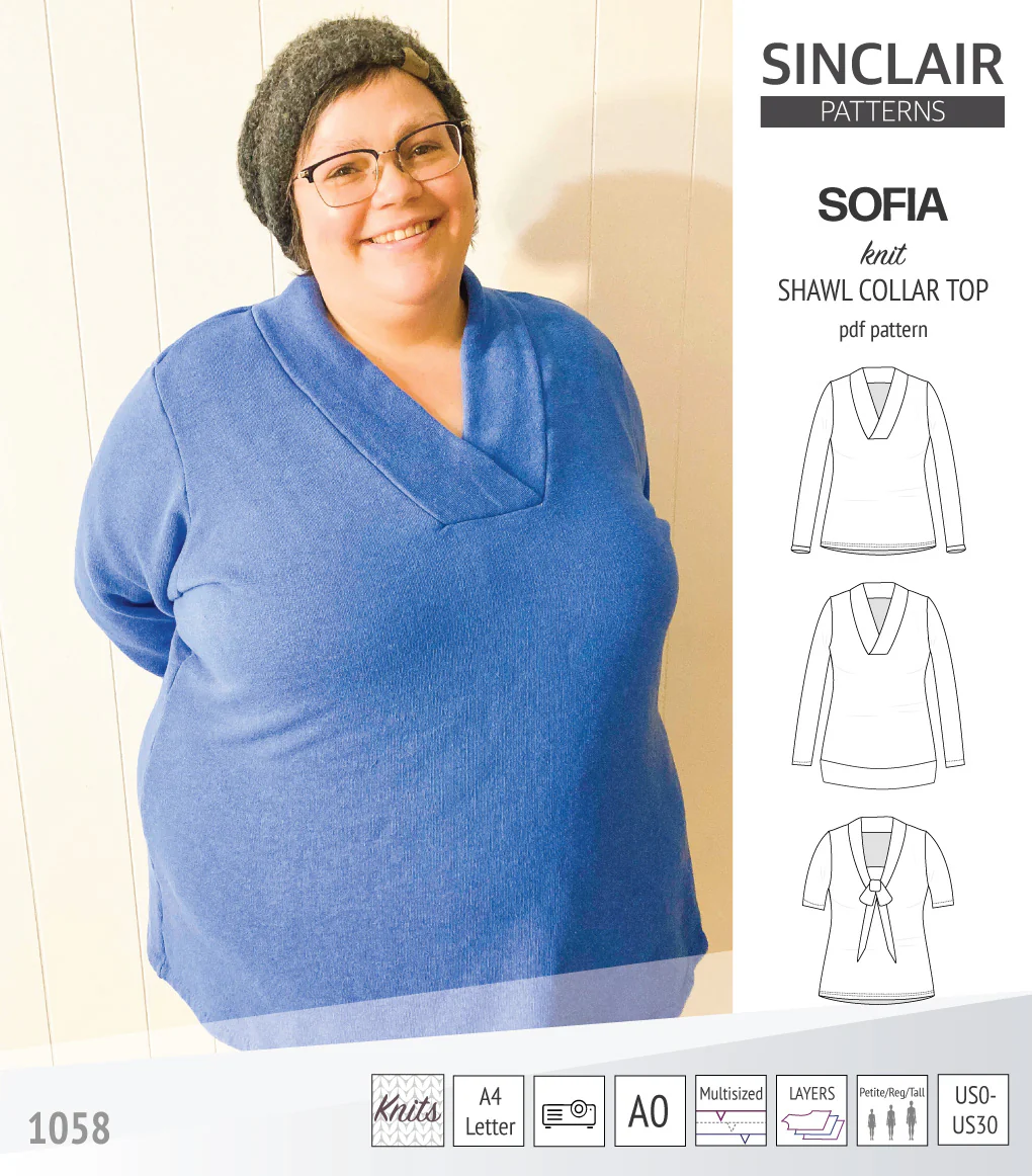Sofia shawl collar classic sweater (PDF) - Image 28