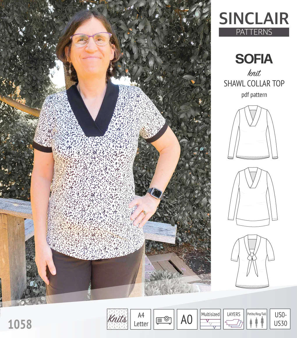 Sofia shawl collar classic sweater (PDF) - Image 37