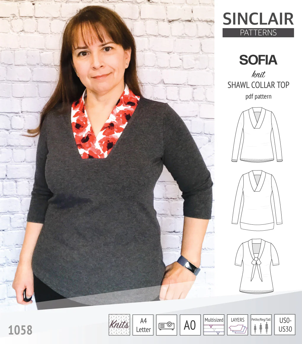 Sofia shawl collar classic sweater (PDF) - Image 38