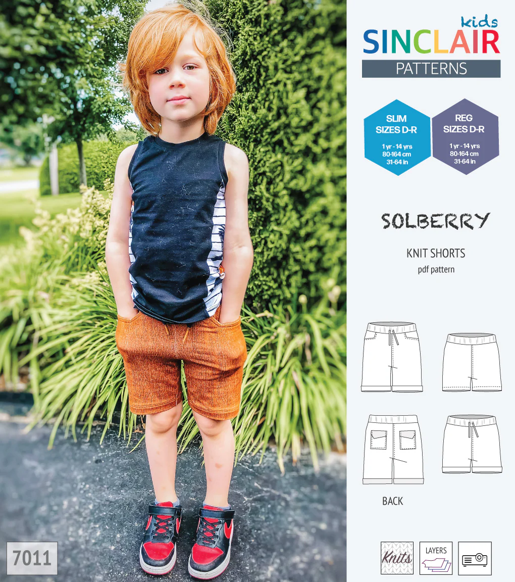 Solberry knit shorts for children (PDF) - Image 30