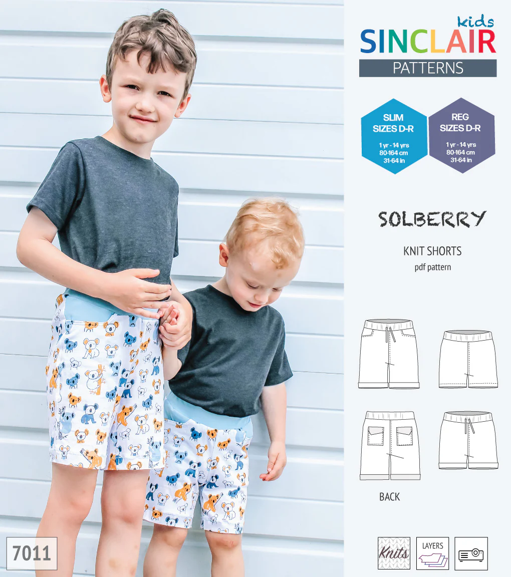 Solberry knit shorts for children (PDF) - Image 33