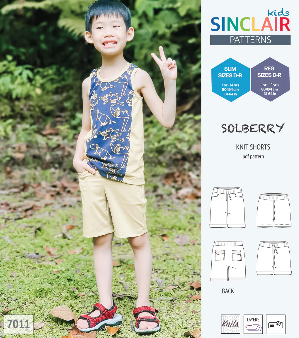 Solberry knit shorts for children (PDF) - Image 40