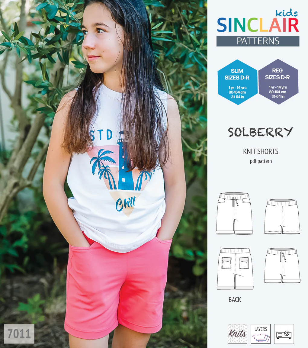 Solberry knit shorts for children (PDF) - Image 48
