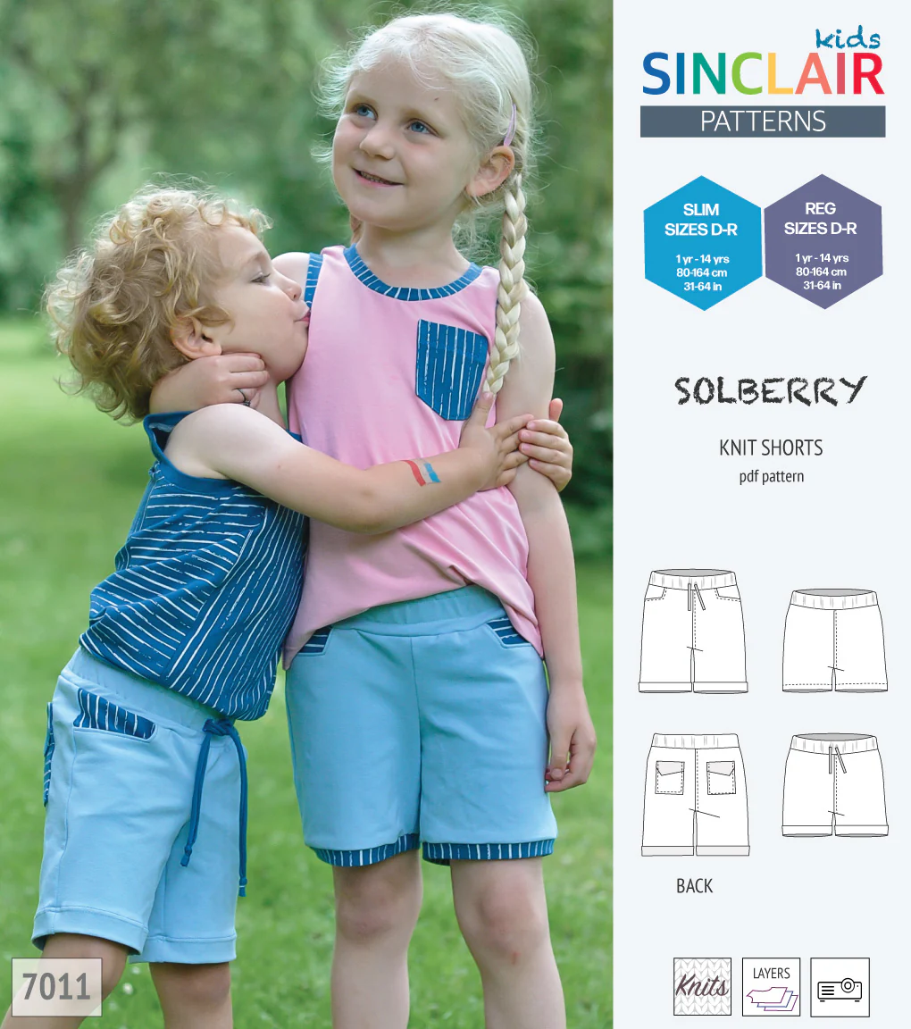 Solberry knit shorts for children (PDF) - Image 5