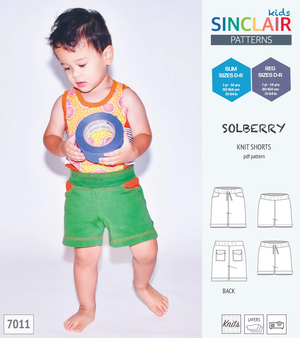 Solberry knit shorts for children (PDF) - Image 6
