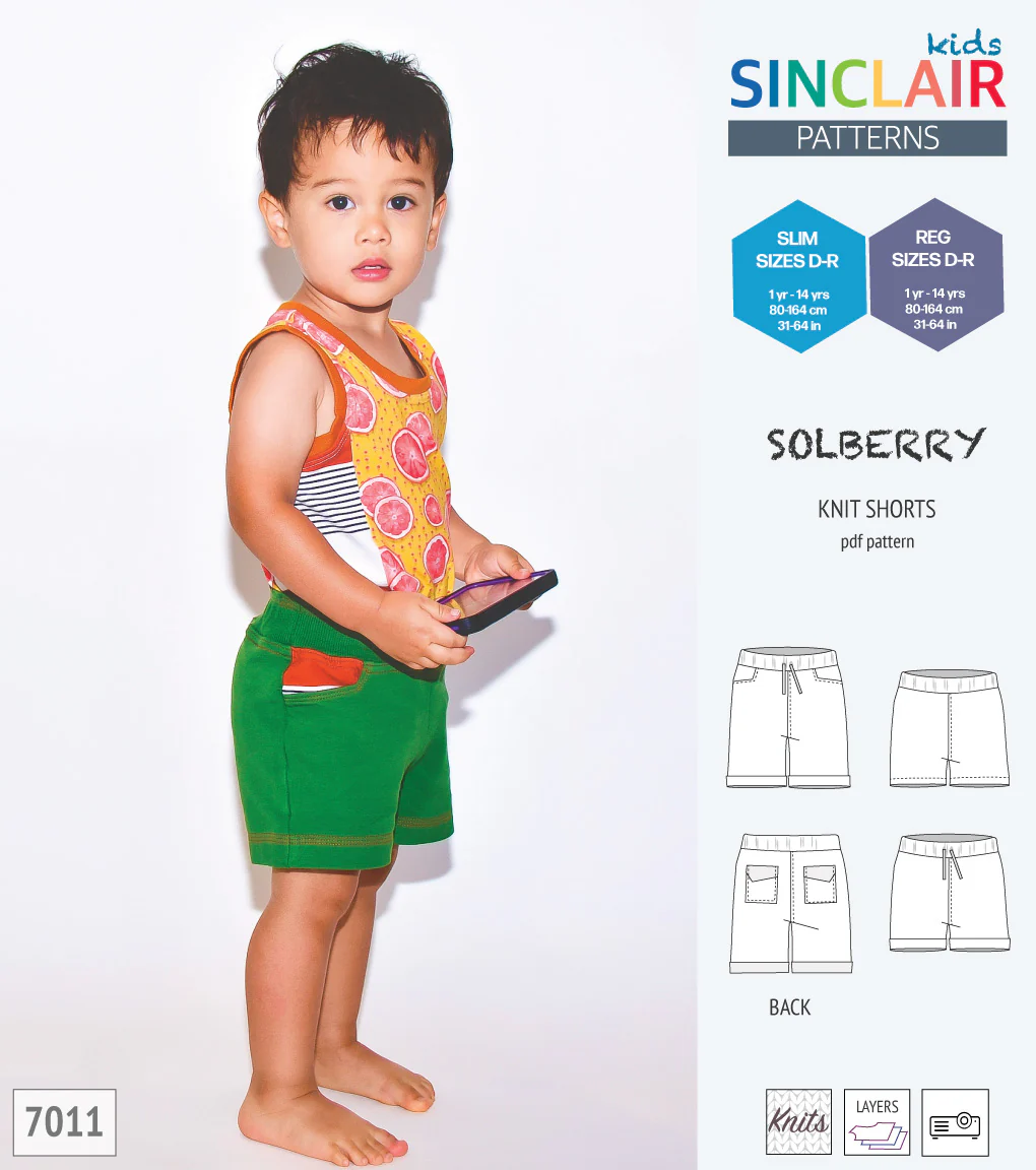 Solberry knit shorts for children (PDF) - Image 7
