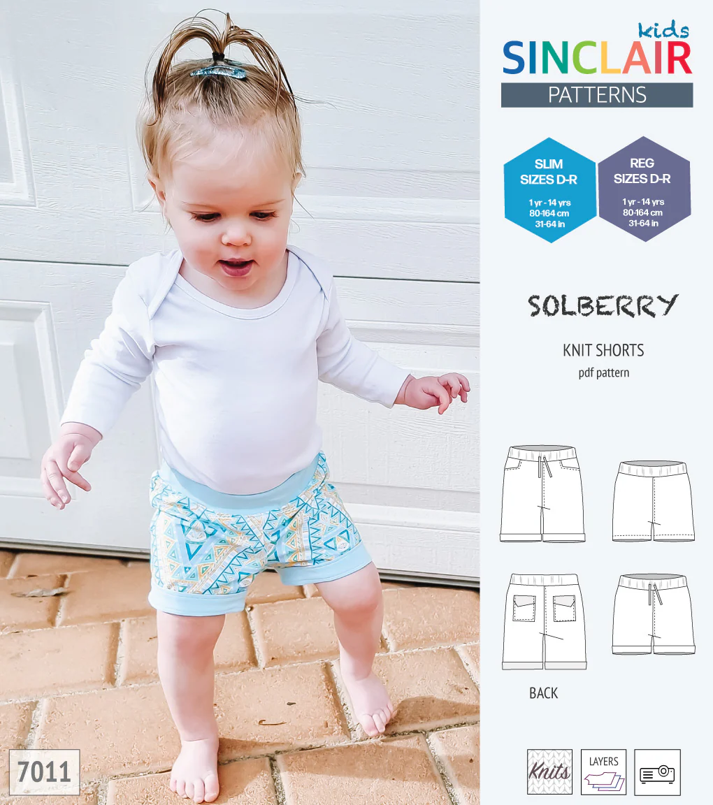 Solberry knit shorts for children (PDF) - Image 8