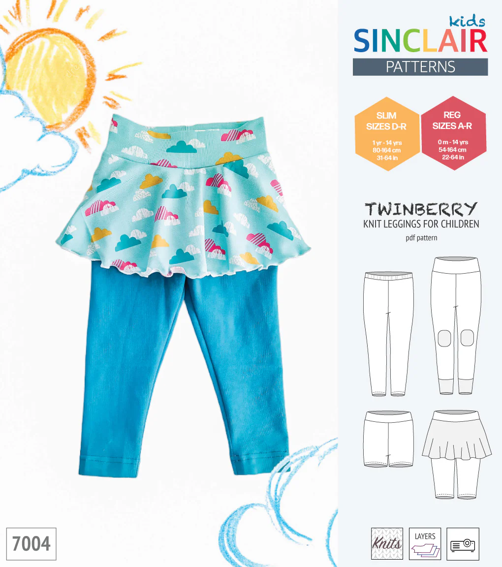 Twinberry leggings with options for children (PDF) - Image 4
