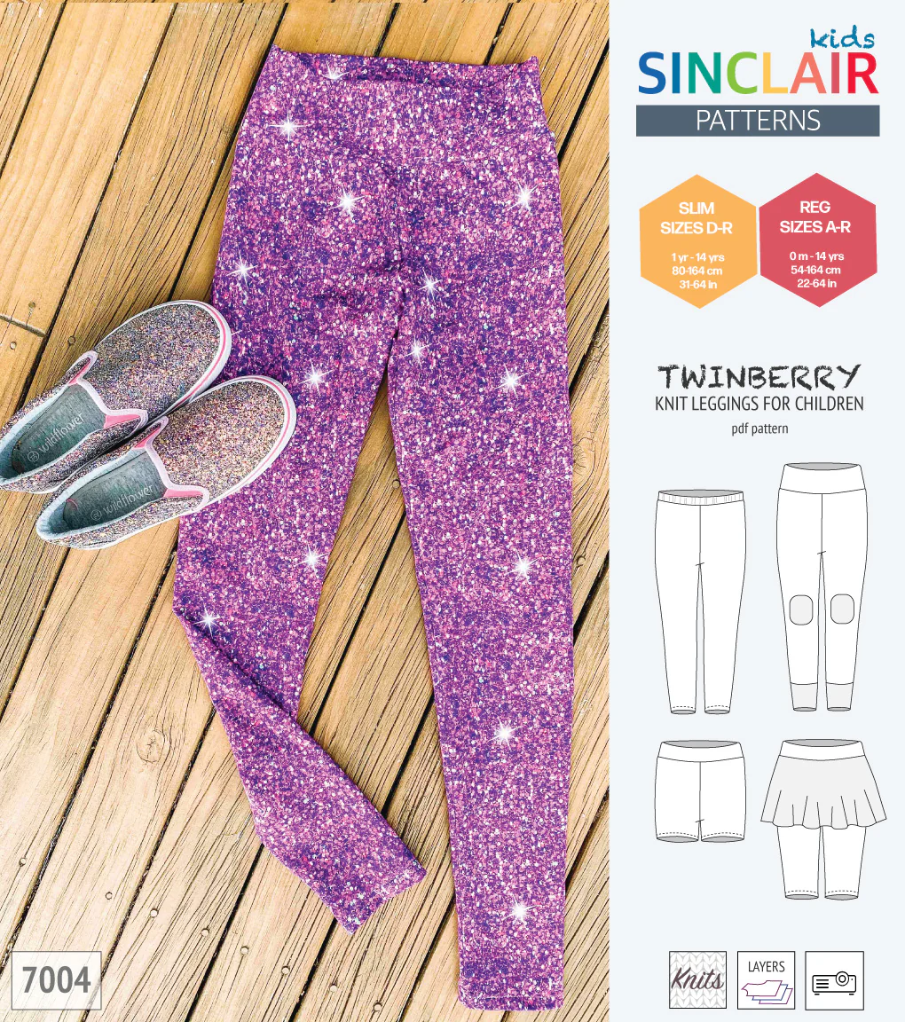 Twinberry leggings with options for children (PDF) - Image 5