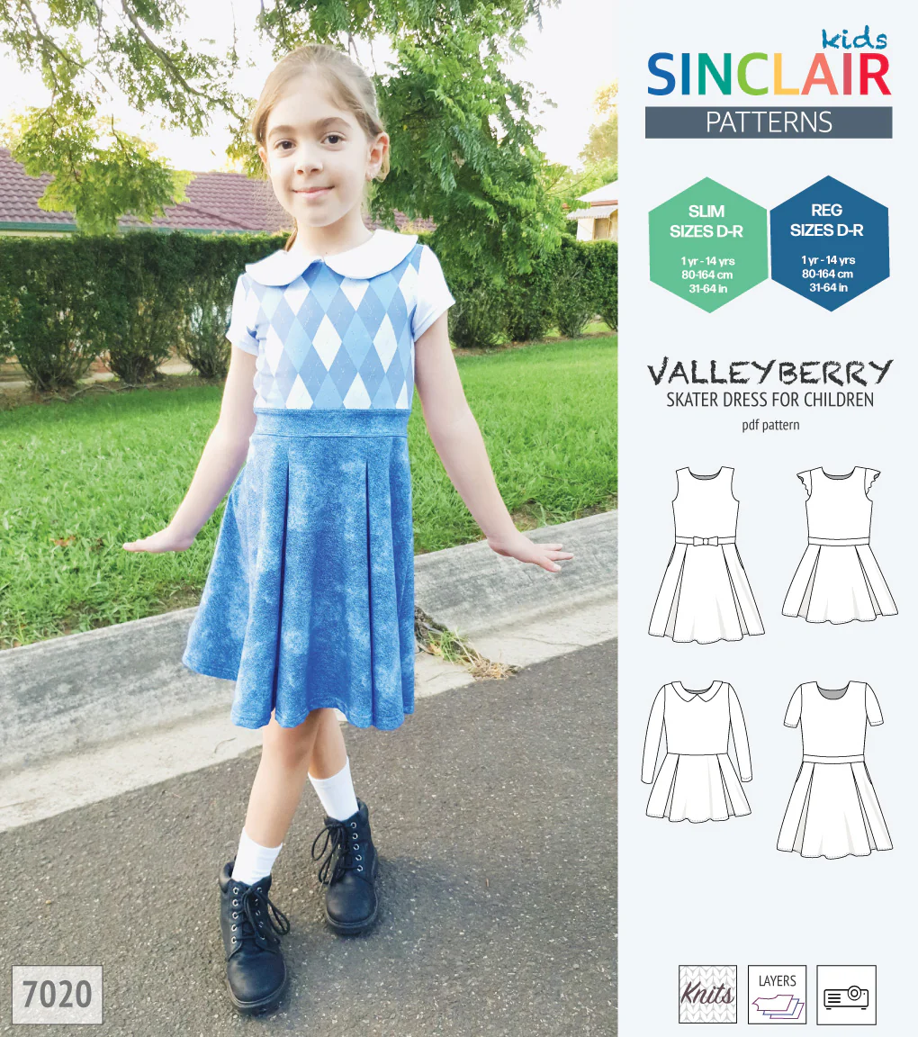 Valleyberry skater dress for children (PDF) - Image 31