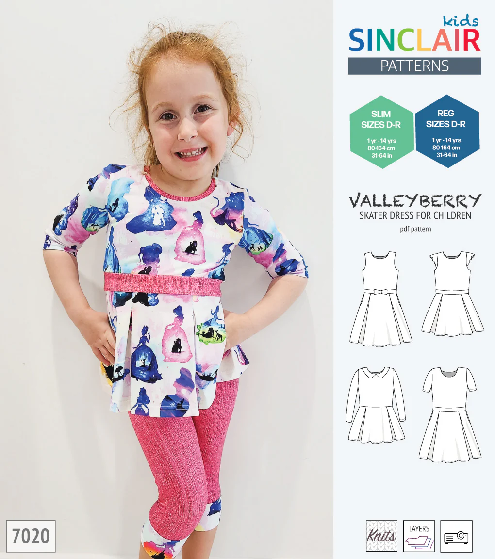 Valleyberry skater dress for children (PDF) - Image 39