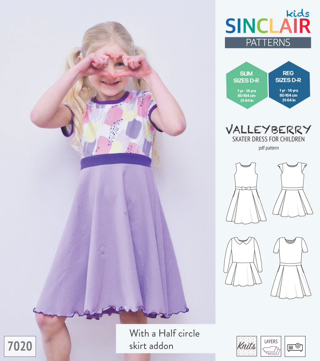 Valleyberry skater dress for children (PDF) - Image 54