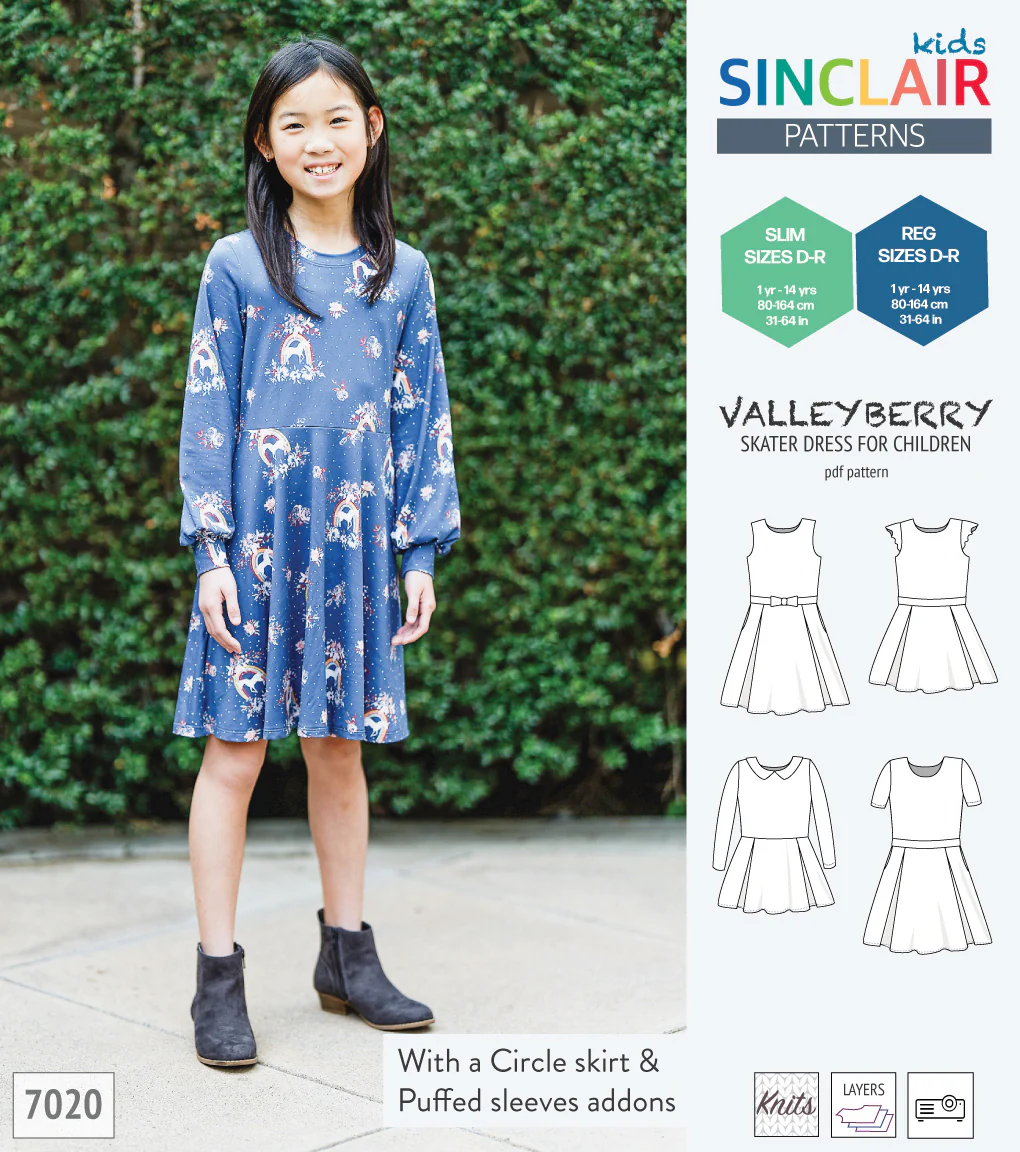 Valleyberry skater dress for children (PDF) - Image 57