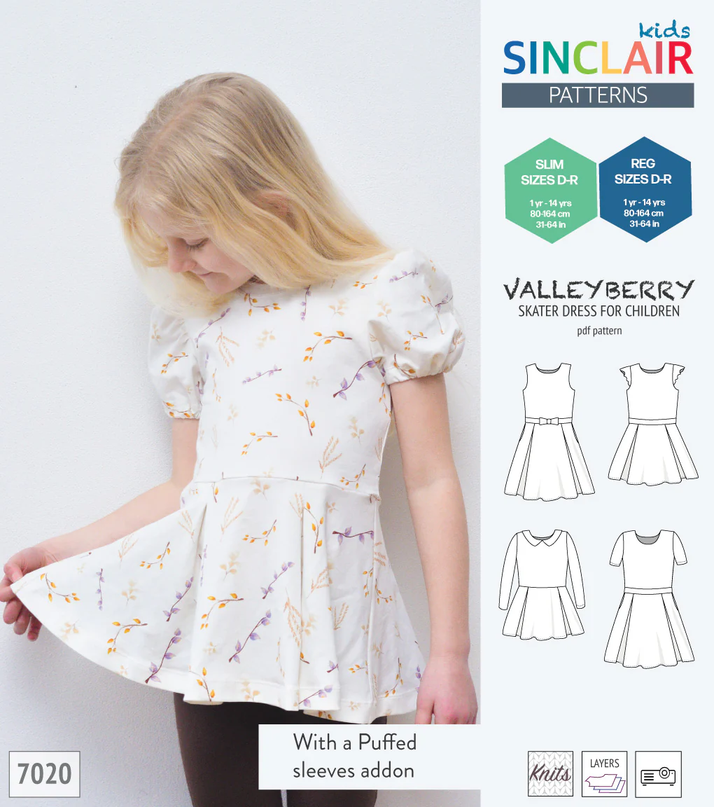 Valleyberry skater dress for children (PDF) - Image 59